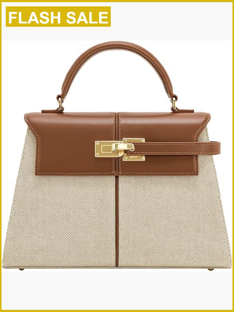 Vegan Leather Top Handle Satchel Purse W/ Detachable Strap Ipad Mini